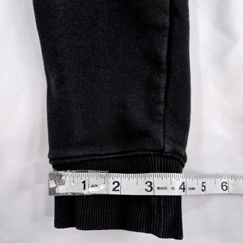 FILA Sweatpants‎ Joggers Black Cotton Blend Logo Athleisure Medium Running Cross